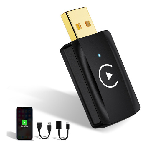Msxttly Wireless Carplay Adapter, Car Play Dongle Ios 12+ Fo