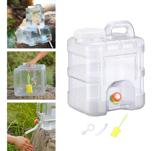 Qmx Recipiente De Almacenamiento De Agua Con Grifo 15l 15l