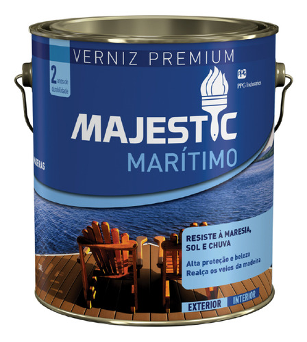 Barniz Marino Resistente A Salinidad Mar Y Aire - 900 Ml Color Transparente