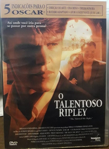 Dvd - O Talentoso Ripley - Matt Damon