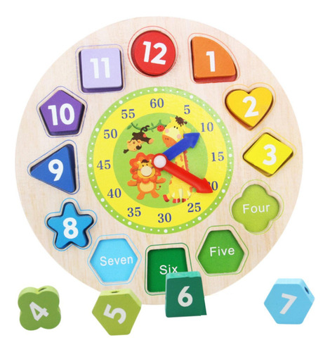 K Reloj Clasificador De Formas, Reloj De, Juguete,