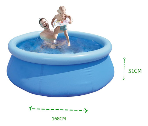 Piscina Inflável Infantil - 1000 Litros