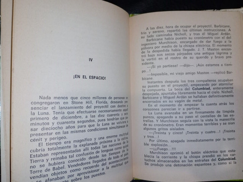 Libro De La Tierra A La Luna Julio Verne