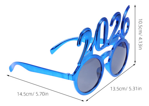 Gafas De Fiesta 2026 De 4 Piezas: Gafas De Sol De Feliz Noch