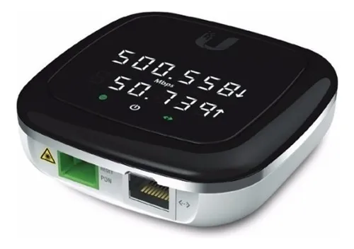 Ubiquiti Uf-nano Gpon Cpe Ftth Display Gigabit Onu Ufiber Color Negro