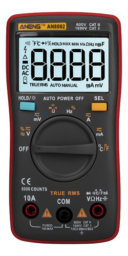 Multímetro, Ciclo De Frecuencia, Temperatura, Capacidad De T