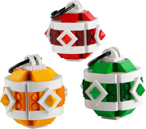 Set De Decoración Navideña Lego 40604 Gwp Con 182 Piezas