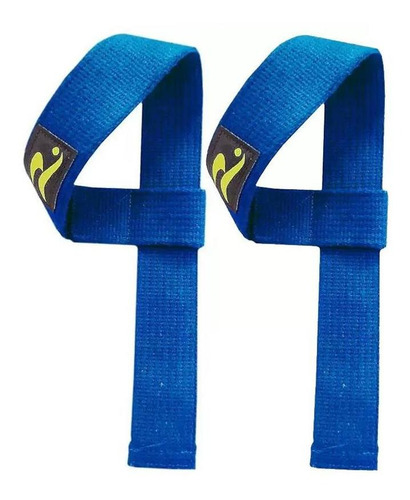 Faixa Real Strap Realtex Fita De Pulso Suporte Mão Acadêmia Cor Azul