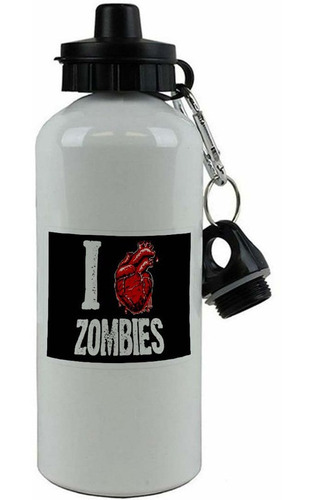 Botella Aluminio Hoppy Doble Tapa Zombies Ar252