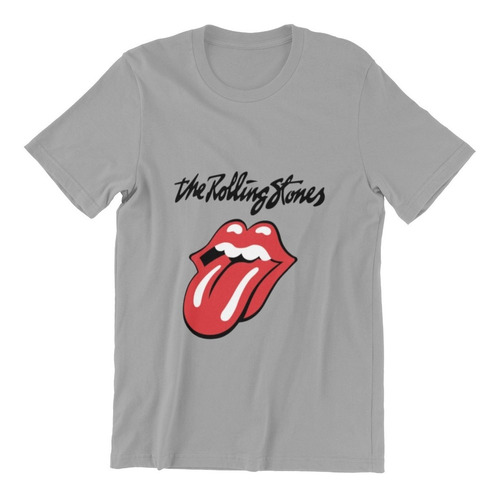 Polera Unisex Rolling Stone Rock Roll Boca Musica Algodon