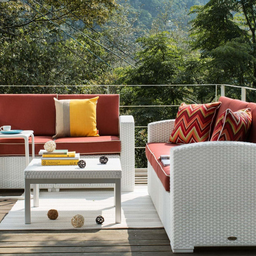 Sillón Cómodo Tipo Rattan Para Interior/exterior Durable