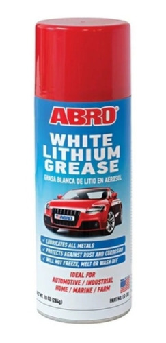 Grasa Blanca De Litio En Aerosol 284gr - Abro