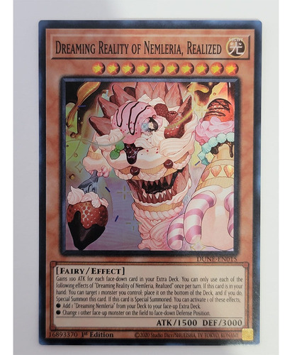 Yugioh Dreaming Reality Of Nemleria, Realized - Dune-en015