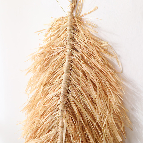 * Espejo De Pared Colgante De Rafia (7 #mold) Boho