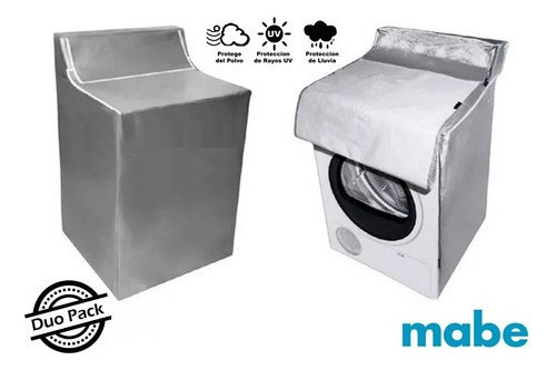 Cover Wash Set Lavadora Y Secadora 16 A 23 Kg Mabe Premium