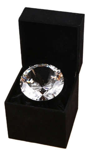 80mm Anillo De Diamantes De Gran Tamaño De Cristal