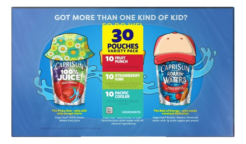 Caprisun All Natural Ingredients