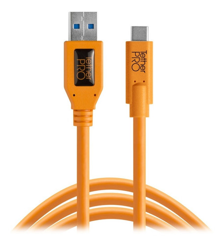 Tether Tools Usb Tipo-c Macho A Usb 3.0 Tipo A Cable Color Naranja