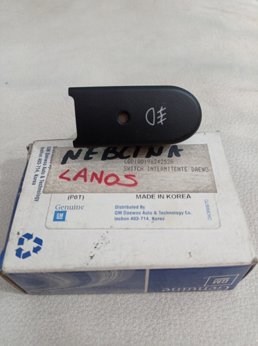 Swiche O Interruptor Luz Neblina Daewoo Lanos 4 Pin 96242528