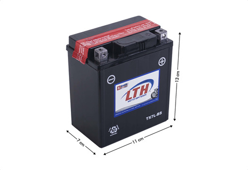 Bateria Gel Reforzada Ytx7l-bs Dm 150 2018-22 Gl150 Ritzuka