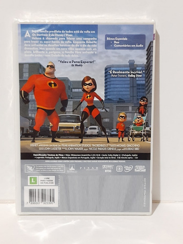 Dvd Os Incriveis 2 - Original E Lacrado