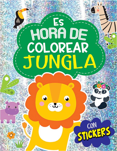 Libro Para Colorear  Es Hora De Colorear Jungla 