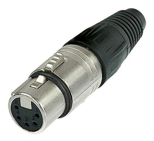 Conector Xlr Fêmea De Linha Neutrik Nc5fx