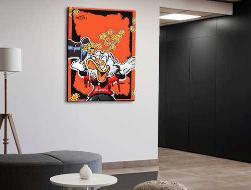 Cuadro Decorativo Para Hogar/ Negocio Kaws Street | 60x40 Color Hermes Bitcoin