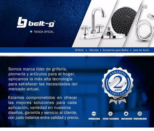 Llave Para Enfriador De Agua Tipo Botellon Belt-g Gri-0510
