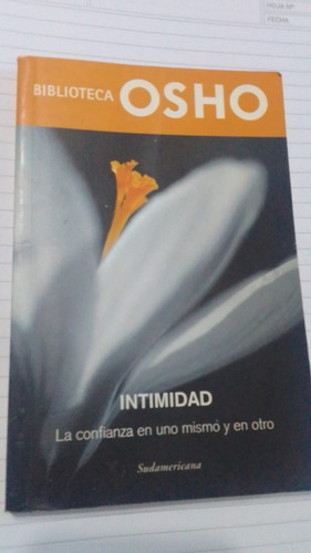 Intimidad De Osho (Usado)