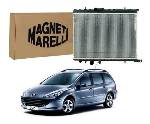 Radiador Agua Marelli Peugeot 307 Sw 2.0 Manual 2012