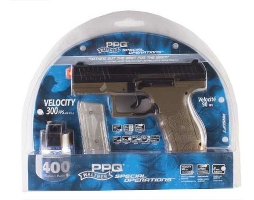 Marcadora Ppq Walther Spring Airsoft Bbs Xtreme