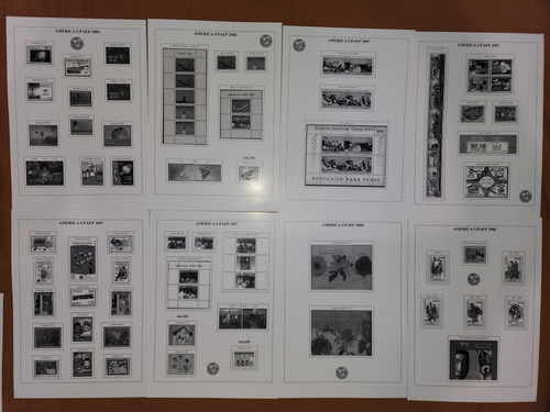 Album De Estampillas Upaep 2001 A 2015