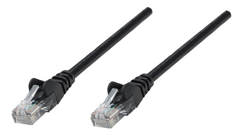 Cable De Red Patch Cat6a Rj45 3.0m Sftp Blindado Negro