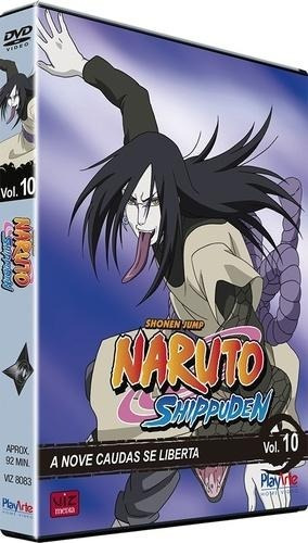 Naruto Shippuden Vol.10 - Dvd - Novo - 4 Episódios