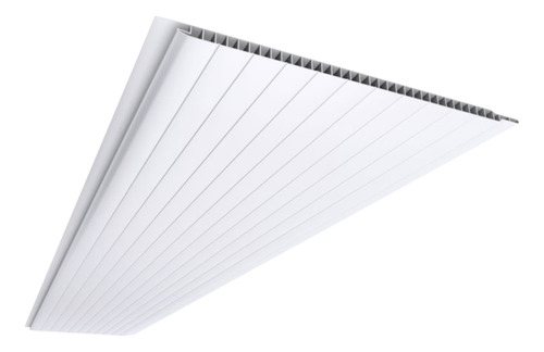 Cielorraso Pvc Blanco Frisado - Tabla 20cm X 4mt - Plasbil