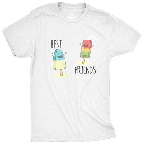 Estampas Par Combinado Best Friends Sublimação Camisetas
