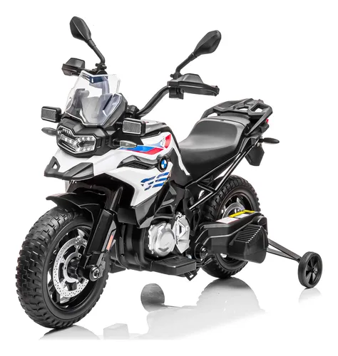 comprar Mini Moto Bmw F850gs Infantil Elétrica 12v Branca Zippy Toys