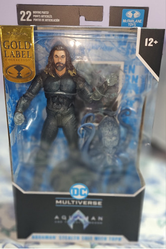 Mcfarlane Dc Aquaman Lost Kingdom Stealth Topo Gold Label