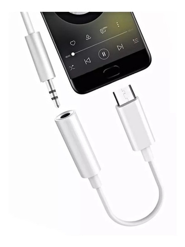 Adaptador Usb Tipo C Audio Jack Compatible Samsung Motorola