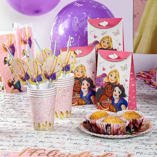  Combo   Disney Princesas Cotillon Fiesta De Cumpleaños Basi