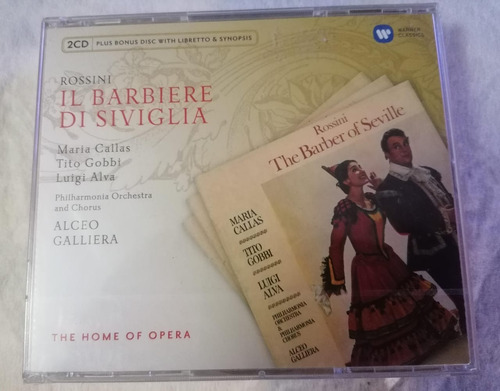 Rossini Il Barbiere Di Siviglia Callas Gobbi Alva / Galliera