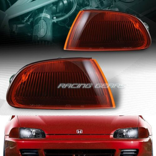 Fit Honda Civic 2dr/3dr Coupe/hatchback Jdm Smoke Turn S Mmi