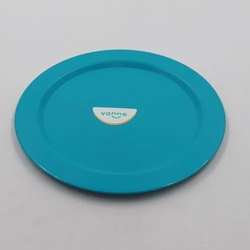 Imagen 2 de 5 de Plato Playo Vonne Cocina Liviano Comidas 25cm Plastico