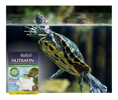 Imagen 5 de 6 de Nutrafin Acondicionador Tortugas Acuáticas Calcio 15g/fauna