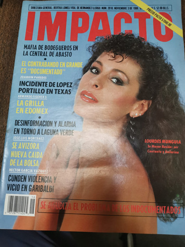 Revista Impacto Lourdes Munguía Año 88