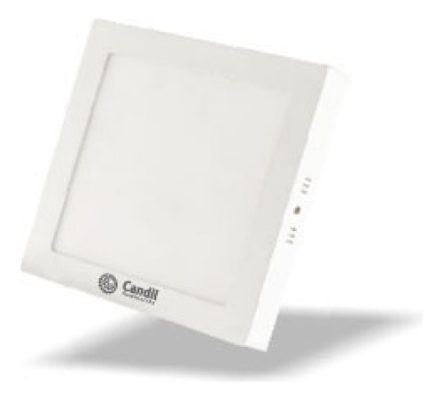 Plafon Panel Led Blanco Cuadrado Techo 18w 220v Calido/frio 