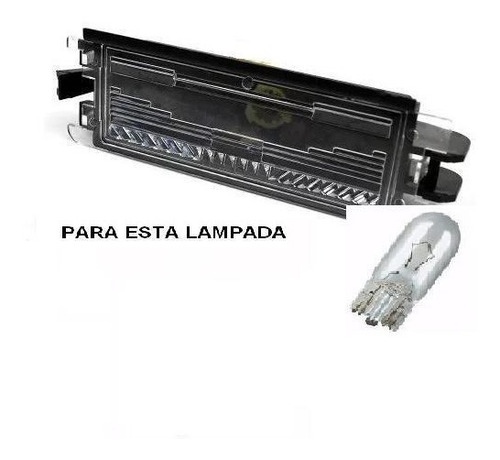 Lanterna Luz Placa Renault Sandero 07 11 C/ Soquete