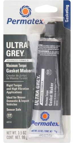 Sellador Silicona Ultra Grey  (89145), Permatex