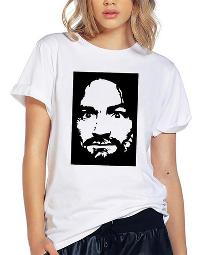 Blusa Playera Camiseta Dama Charles Manson Elite #717